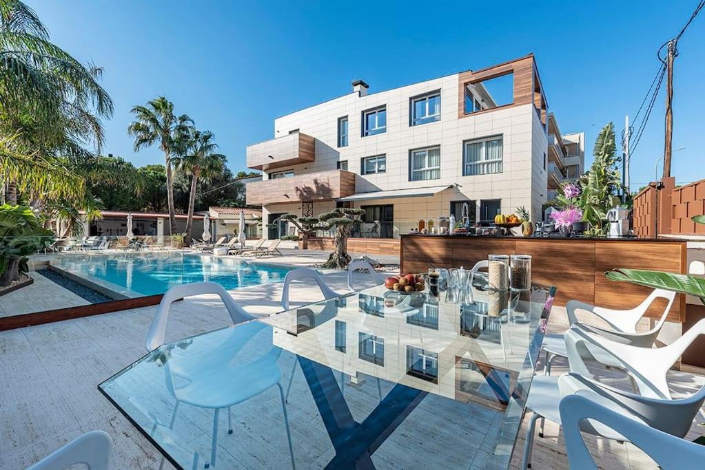 5 Stelle Piscina, Jacuzzi, Wifi - 2 Min Dal Mare Daire Miami Playa Dış mekan fotoğraf